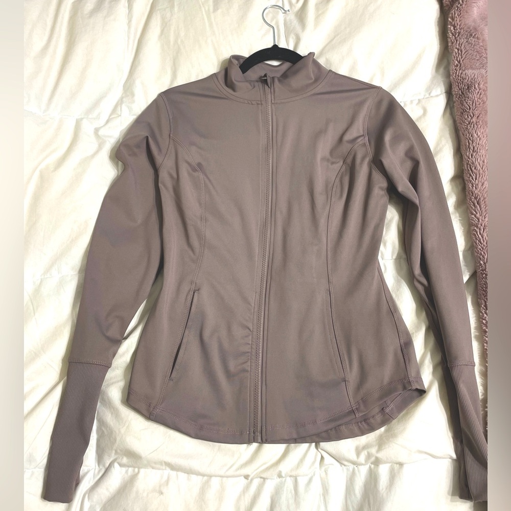 New Running jogging workout zip up women’s long sleeve shirt